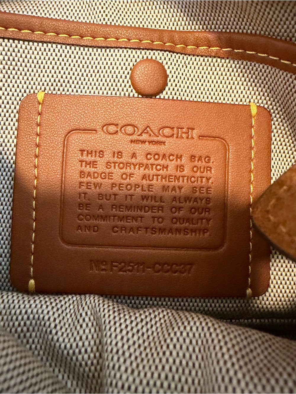 Coach Waverly bag - warm brown suede - loved for one month! - Picture 7 of 12